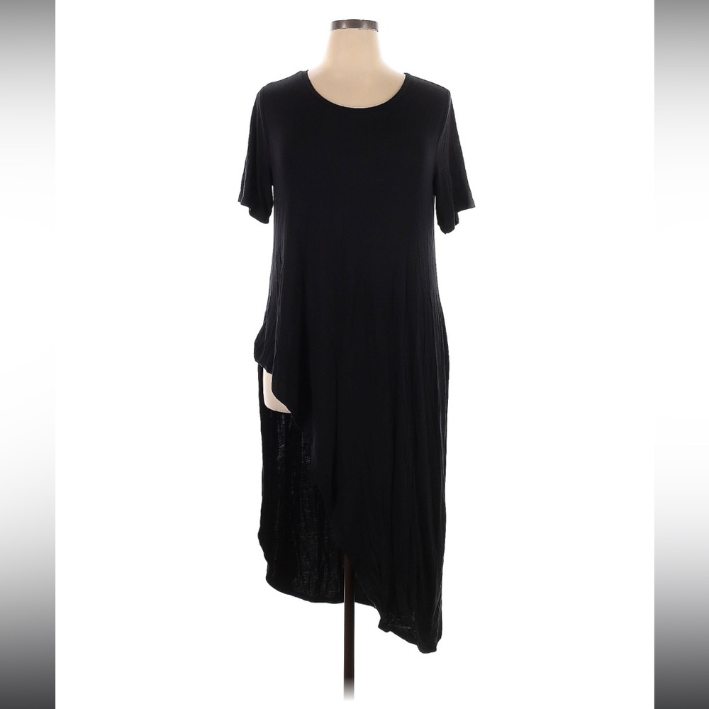 Asymmetrical Black Dress